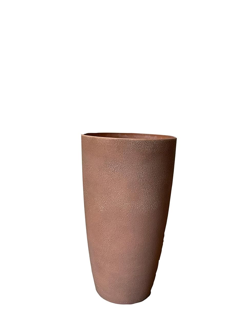 Evergreeness India Fiber Pot Outdoor,Indoor Decor,Plants Pots for Your Home,Unbreakable,Durable, Kitchen and Table Top Planters,Size 22 x 22 x 38 cm (Stone Finish, GA-41C-002)