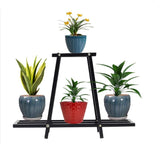 Evergreeness India "creats admiring products" Multiple tires Plants and Pots Stand, Indoor Shelf Holder Rack, Gardening Stand,Indoor Outdoor (VERTICAL 2 TIRE, Black)