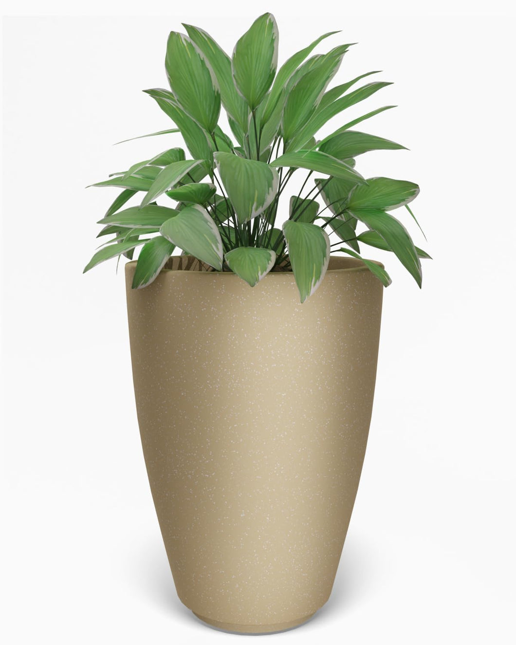 Evergreeness India Fox B 18 INCH Pots for Plants Highly Durable Polymers Lightweight Indoor Outdoor Plant Pots, Tall Flower Pot Gamla Tree Planter Container Planters for Living Room, Balcony,Garden, Beige