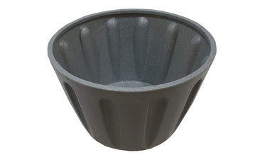 Evergreeness India DECORA Ornet Fiber Planter(Stone Grey)(OP 50) (Without Drainage Hole)