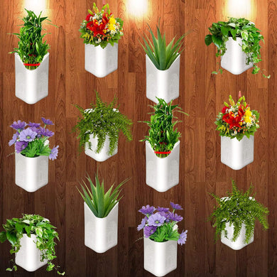 Evergreeness India Hanging Flower Pots for Home and Garden Decoration - Front H- 4