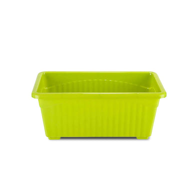 Evergreeness India by 10CLUB Plastic Window Planters - 1 Pc (13 Inch, Green) | Planting Pots for Home Plants | Planters for Home Gardening | Pots for Lawns and Gardens | Flower Pots for Home Balcony