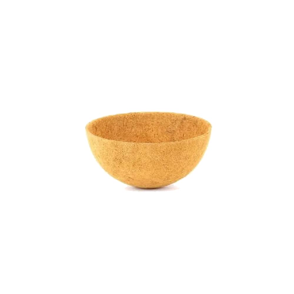 Evergreeness India Hanging Basket Coco Liners Replacement | 100% Natural Round Coconut Coco Fiber Planter Basket Liners | Coir Basket Liner, 10 Inch - 5 Pieces