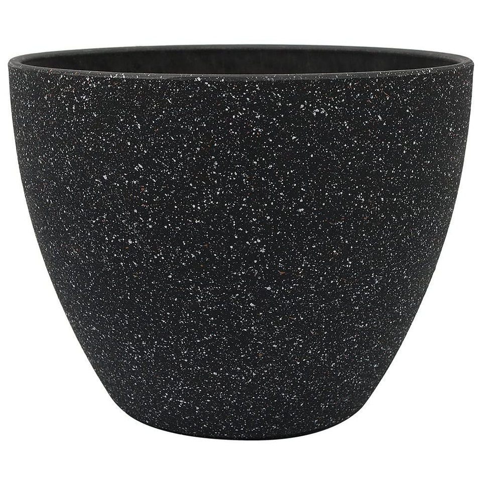 Evergreeness India Fiber Pot Outdoor,Indoor Decor,Plants Pots for Your Home,Unbreakable,Durable, Kitchen and Table Top Planters,Size 43 x 43 x 33 cm (Stone Finish, GA-40C-038)