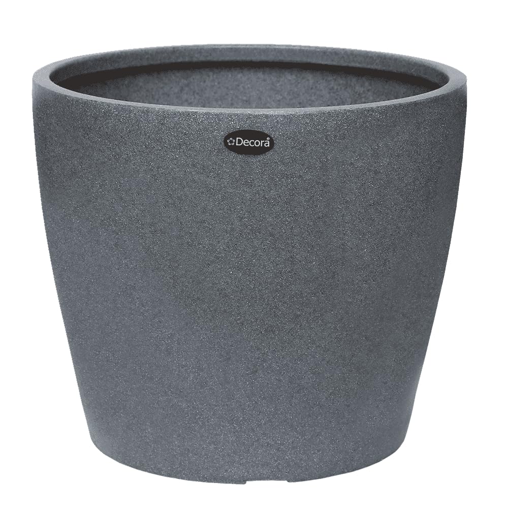 Evergreeness India Fiber Planter (Stone Grey)(Large)(GV 46)(With Drainage Hole) || Pots for Plants || Hybrid Polymer || Lightweight || Indoor-Outdoor || Non-Breakable || Plant Directly in it ||