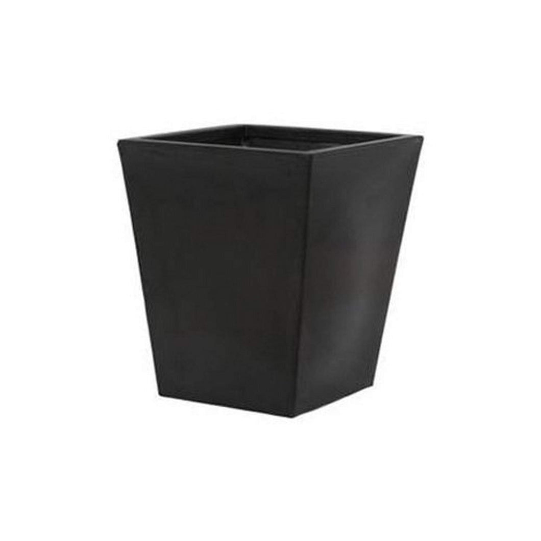 Evergreeness India & Utility Products Frp With Mixture Of Poly Stone Planter, Black, 15 inch