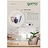 GAMLA BY GTC Plastic Marble Look ROTO Moulding ROTO Globe Planter Suitable for Home, Gardens, Hotels and Resorts