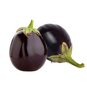 Premium Brinjal Black Round Imported Seeds 50-100 – High-Quality Seeds for Vibrant Growth