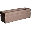 GAMLA BY GTC Plastic Marble Look ROTO Moulding RO++Quad Planter Suitable for Home, Gardens, Hotels and Resorts Marble Sandstone