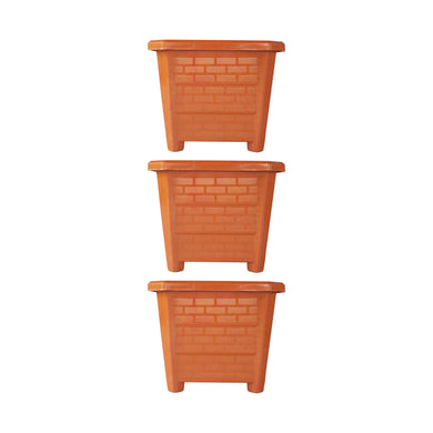 EVERGREENESS INDIA EarthBox-12 Square Plastic Planter