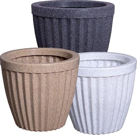 EVERGREENESS INDIA – ROTO Spark Round Flower Pot | Elegant & Durable